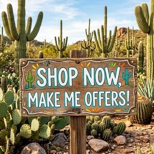 SHOP NOW, MAKE ME OFFERS! Excepting all offers!